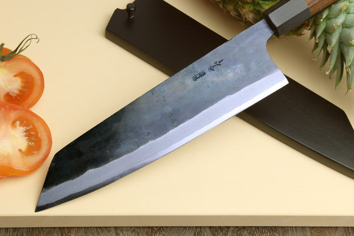 Kikubari (きくばり) Japanese Style Carbon Steel Knife – Knife out