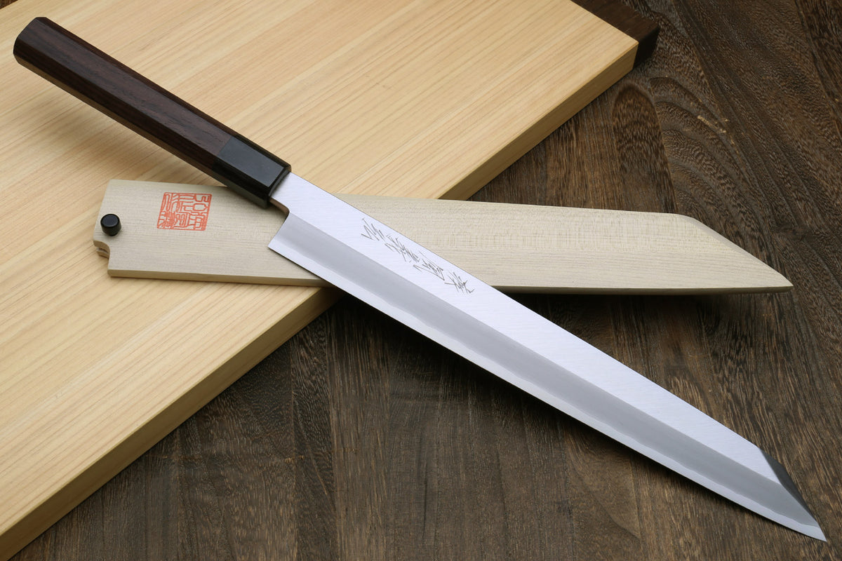 LIUZHANGYU WaterBoss Sushi & Sashimi Chef’s Knives,Set of 5 Japanese Sushi Chef Knives - Sashimi-Santoku-Nakiri-Deba Knife,Ultra High Carbon Steel