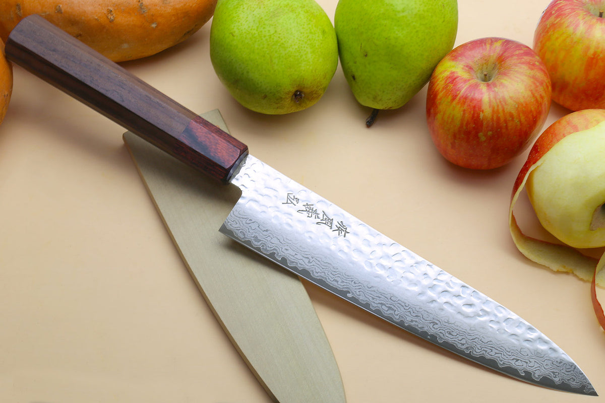 Ultra Sharp Chef Knife 8 Inch Kitchen Knife Damascus VG-10 Steel