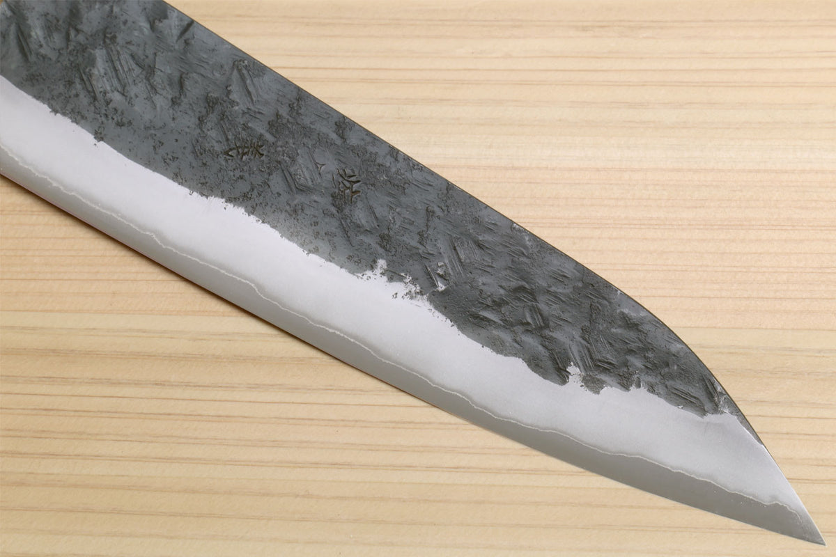 Yoshihiro High Carbon Blue Steel #2 Kurouchi Gyuto Japanese Multipurpo –  Yoshihiro Cutlery