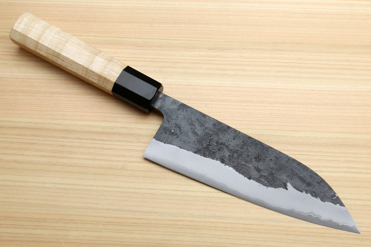 Yoshihiro Nashiji High Carbon White Steel #2 Nakiri Japanese