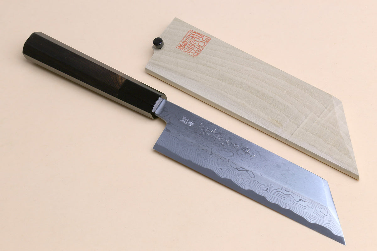 Yoshihiro Ginsan Semi-stainless Kenmuki Single Edged Vegetable Knife –  Yoshihiro Cutlery