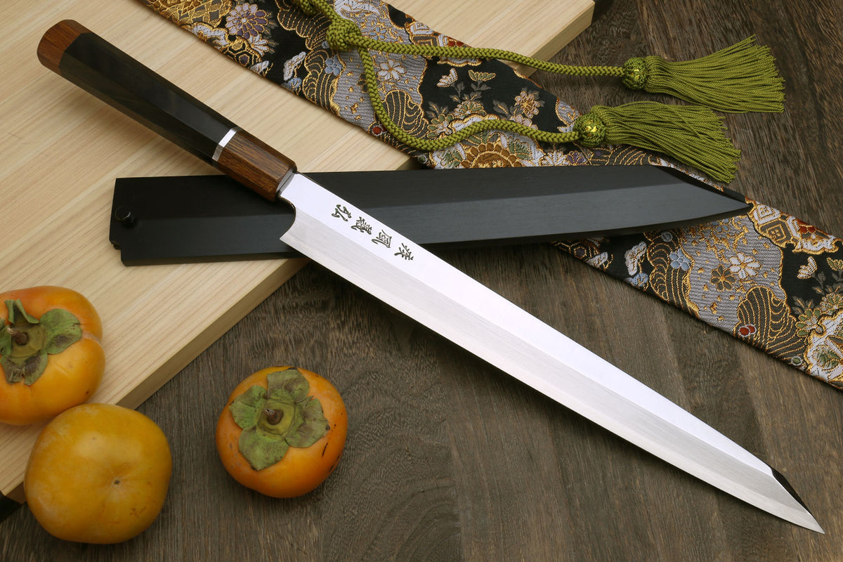 Buy KEEMAKE knives Yanagi blade knives 240mm VG10 Deba knives Sashimi knives  Single-edged ebony Japanese knives For home use (Yanagi blade 240mm) from  Japan - Buy authentic Plus exclusive items from Japan