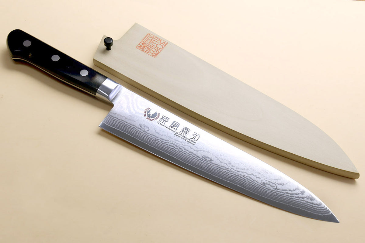 8 Inch Damascus Steel VG10 Japanese Chef Knife Full Tang Custom Kitchen  Knives