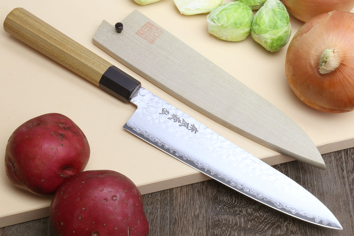 Yatoshi Magnetic Kitchen Knife Block Set 6 Pcs - Japanese 67 Layer  High-Grade VG-10 Damascus Steel Knives, Sharp, G10 Handle Professional  Kitchen