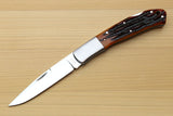 Only 1 left! Moki VG-10 Stainless Steel Mirror Polished Lockback Folding Pocket Knife (Size: Large) with Mini Black Pouch