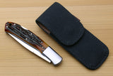 Only 1 left! Moki VG-10 Stainless Steel Mirror Polished Lockback Folding Pocket Knife (Size: Large) with Mini Black Pouch