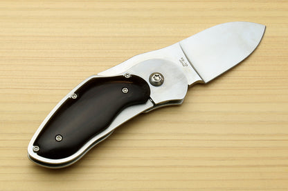 Moki VG-10 Stainless Steel Flamelock Folding Pocket Knife (Rabbit Polished Shiny Finish)