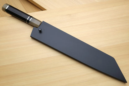 Yoshihiro HAP40 High Speed Stainless Steel Kiritsuke Multipurpose Chefs Knife Triple Ring Ebony Handle