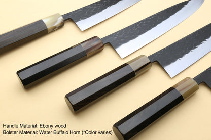 Yoshihiro Kurouchi Stainless Clad Nashiji High Performance SLD Gyuto & Petty 2pc Knife Set