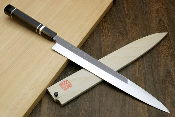 Yoshihiro Kasumi 3pc Japanese Chef Knife Set: Yanagi , Deba