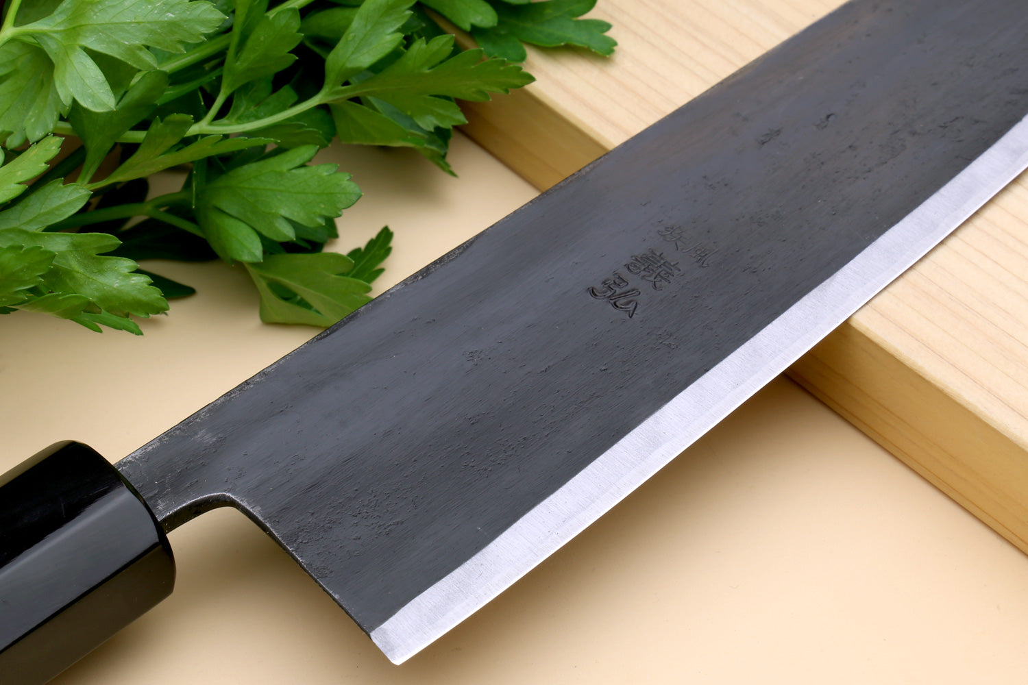 Yoshihiro High Carbon White Steel #2 Meat Cleaver Multipurpose Chef Kn –  Yoshihiro Cutlery