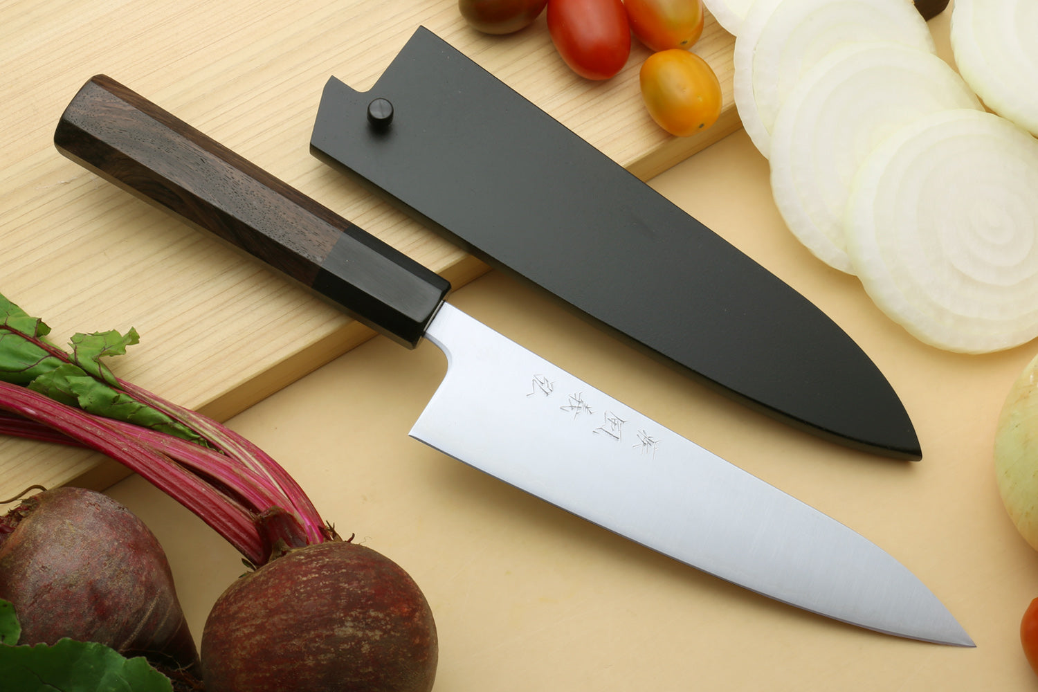 The Cooking Guild Dynasty Series Professional Chef Knife - 8 Japanese High  Carbon Stainless Steel Gyutou Chefs Knives - Rust-Resistant & Razor Sharp