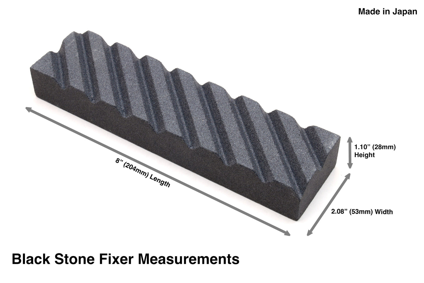 Yoshihiro Sharpening Stone Fixer (Black) & Nagura Conditioning Stone Set