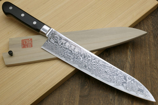 Yoshihiro AUS-10 Steel 67 Layers Damascus Gyuto Chef Knife 240mm (9.5")