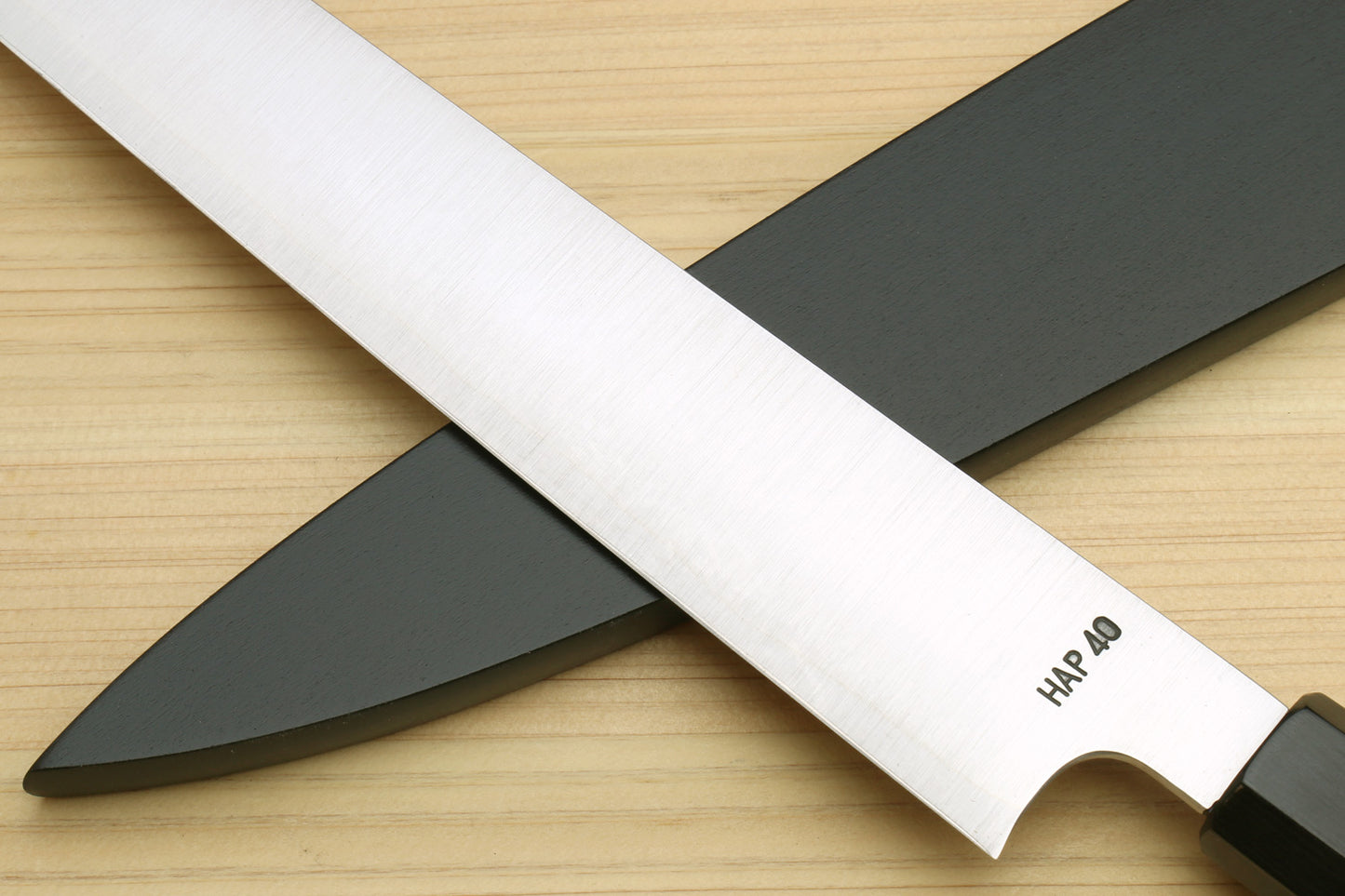 Yoshihiro HAP40 High Speed Stainless Steel Sujihiki-Kiritsuke Slicer Knife Rosewood Handle