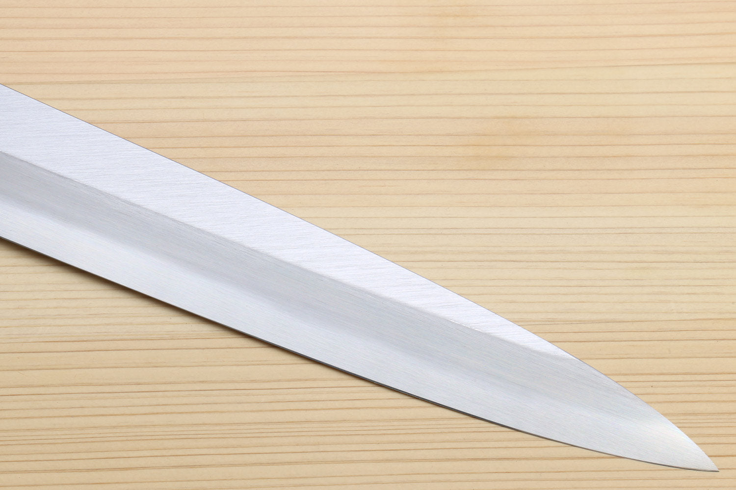 Yoshihiro Kasumi White Steel Yanagi Sushi Sashimi Japanese Knife Ebony Handle