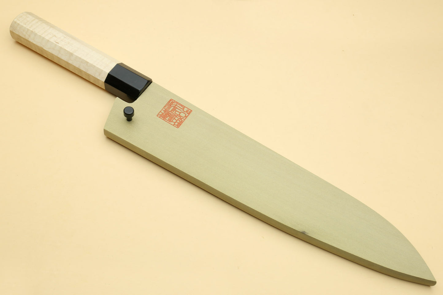 Yoshihiro Kurouchi High Carbon White Steel #2 Gyuto Japanese Chefs Knife with Camphor Handle