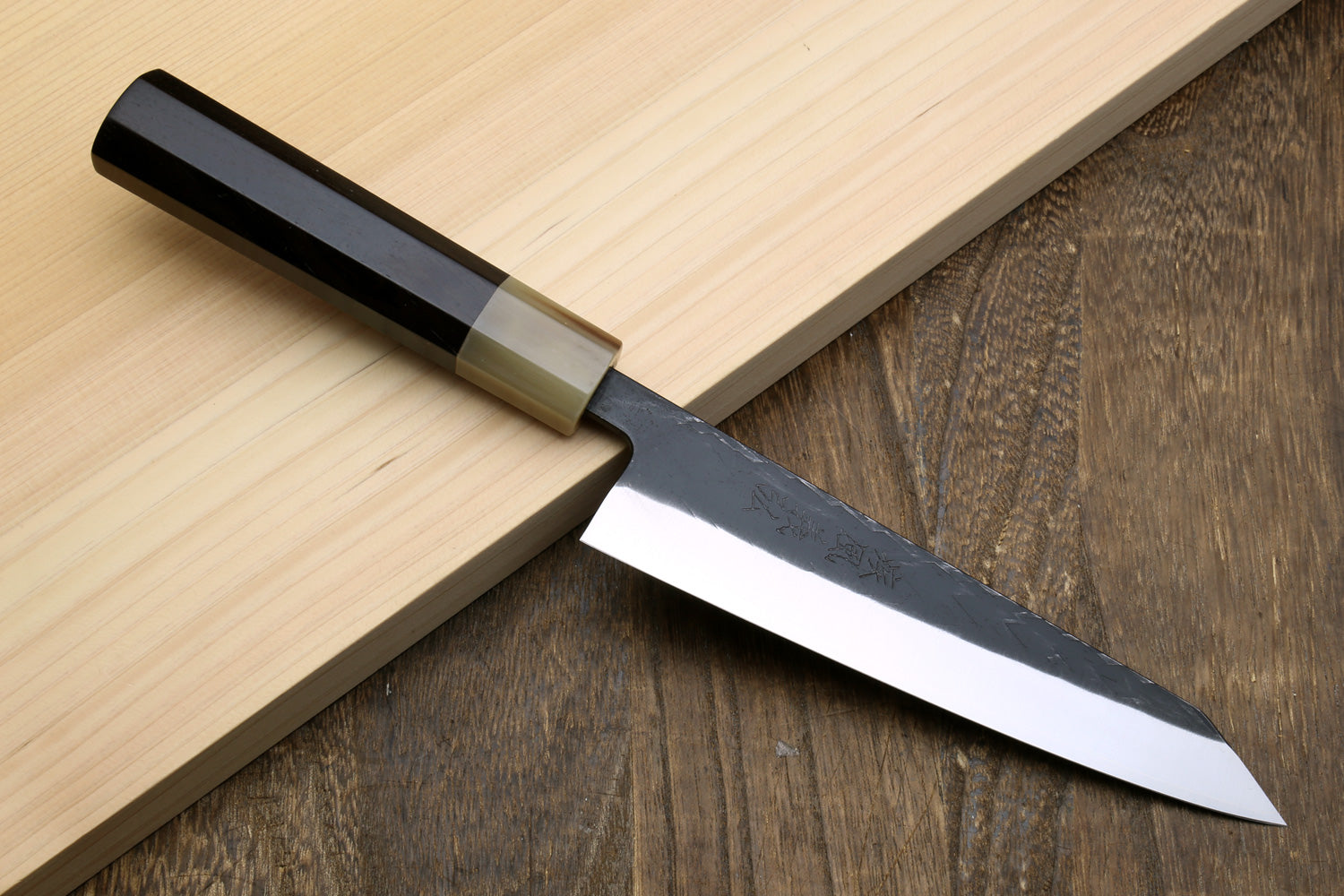 Yoshihiro Kurouchi Stainless Clad Nashiji High Performance SLD Gyuto & Petty-Kiritsuke 2pc Knife Set