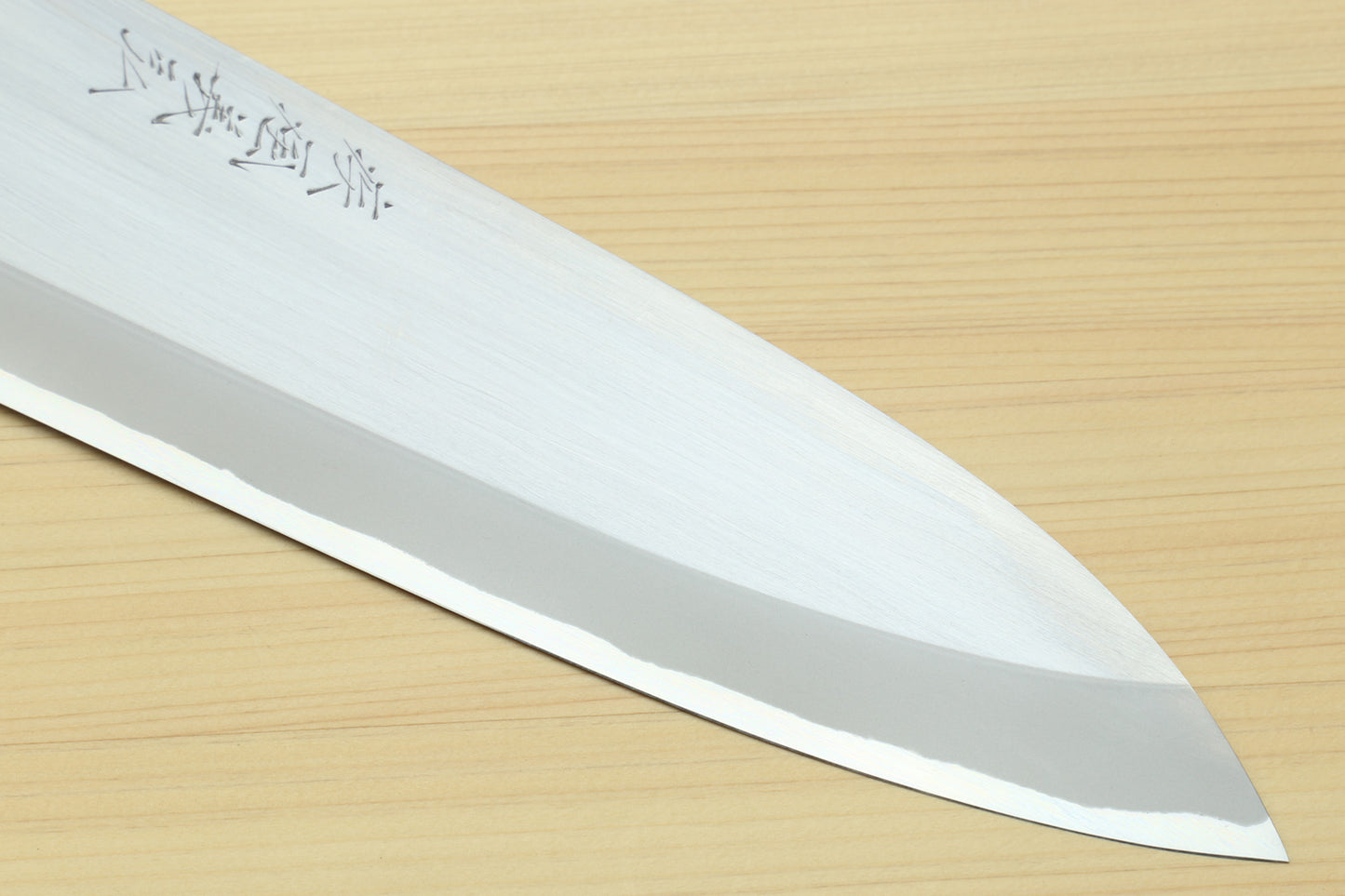 Yoshihiro Masashi Hongasumi White Steel Deba Fish Fillet Chef Knife with Ebony Handle