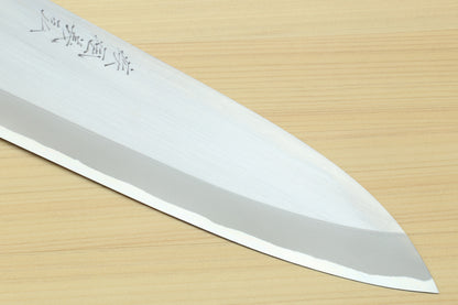 Yoshihiro Masashi Hongasumi White Steel Deba Fish Fillet Chef Knife with Ebony Handle