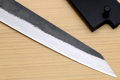 Yoshihiro Nashiji High Carbon White Steel #2 Sujihiki-Kiritsuke Japanese Slicer Knife with Cocobolo wood Handle