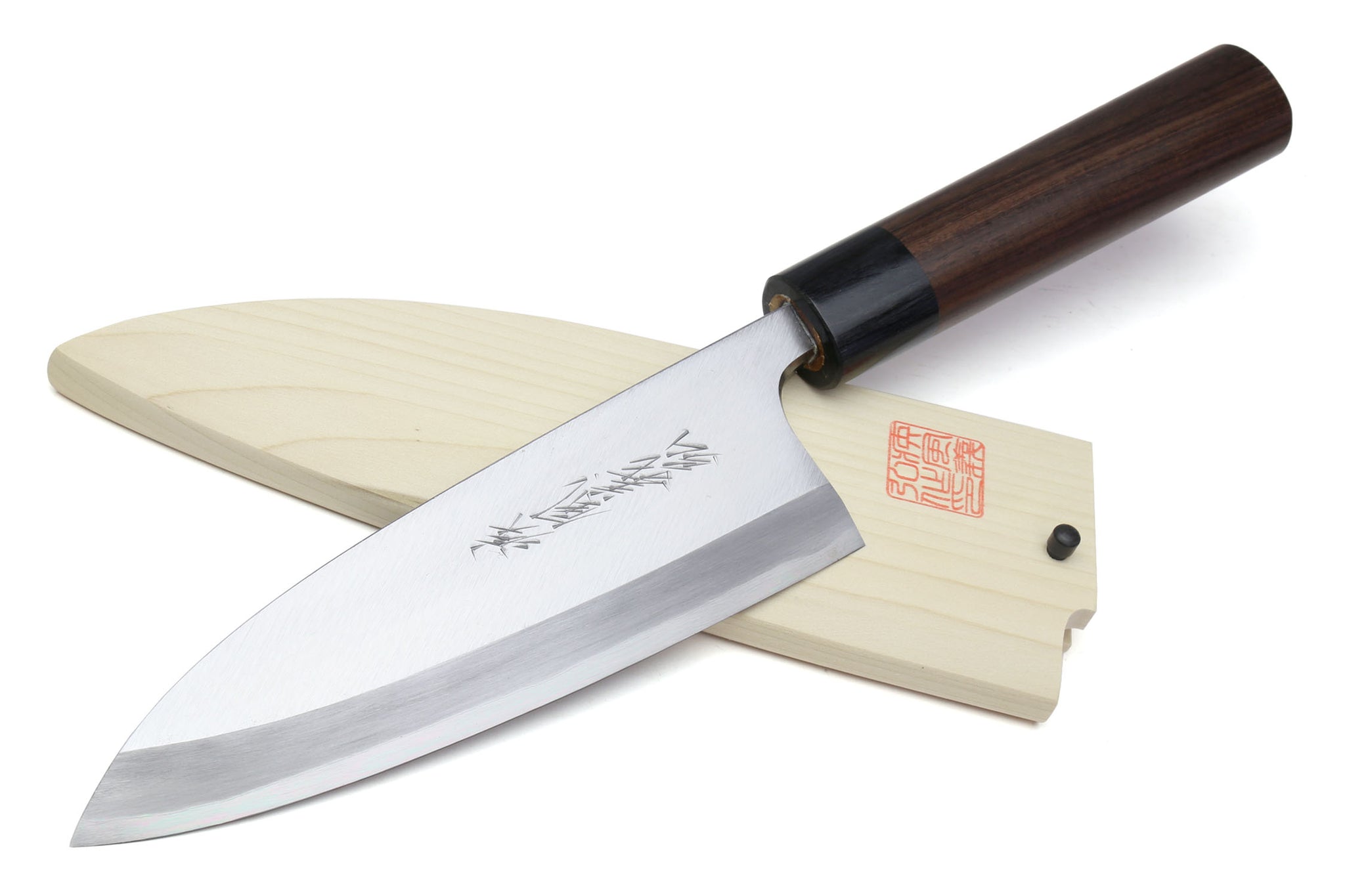 for left handed KAI chef knife set sashimi 210mm deba 150mm
