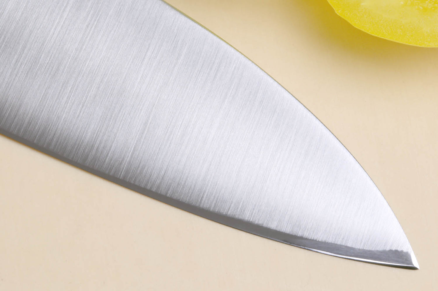 Yoshihiro Hayate Inox Aus-8 Santoku Japanese Chefs Knife Integrated Stainless Handle