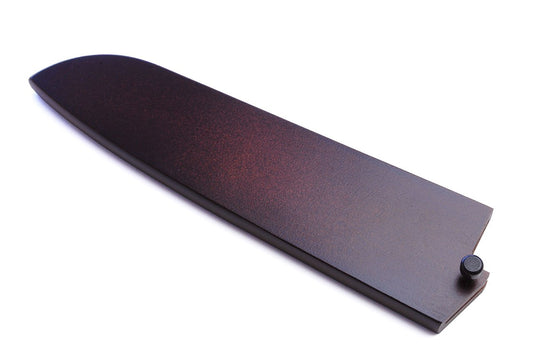 Yoshihiro Lacquered Magnolia Wooden Blade Protector Saya Cover for Santoku