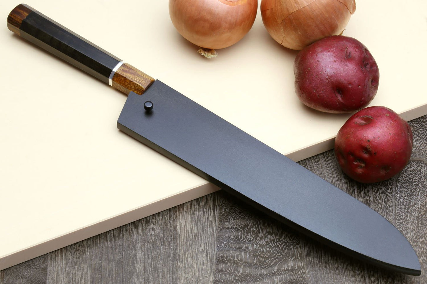 Yoshihiro Hayate Zdp-189 Super High Carbon Stainless Steel Gyuto Chefs Knife Premium Ebony Handle