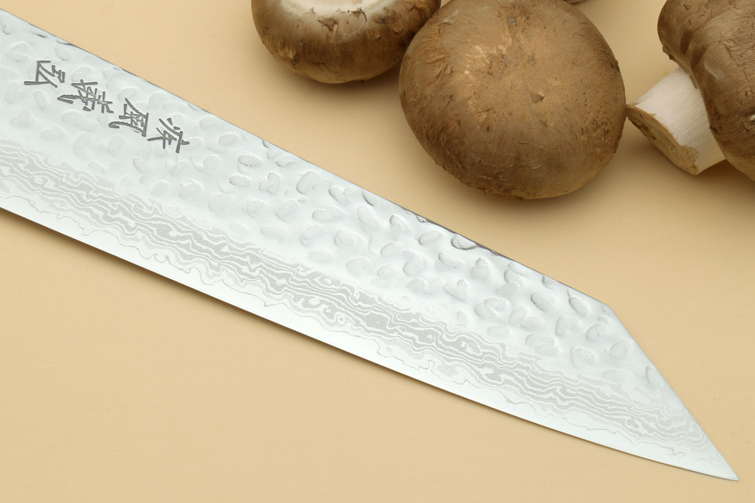 Yoshihiro VG-10 46 Layers Hammered Damascus Gyuto Japanese Chefs Knife –  Yoshihiro Cutlery