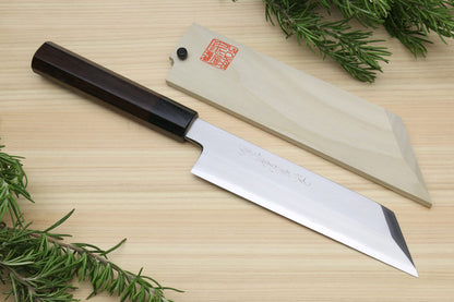 Yoshihiro Ginsan Semi-stainless Kenmuki Single Edged Vegetable Knife