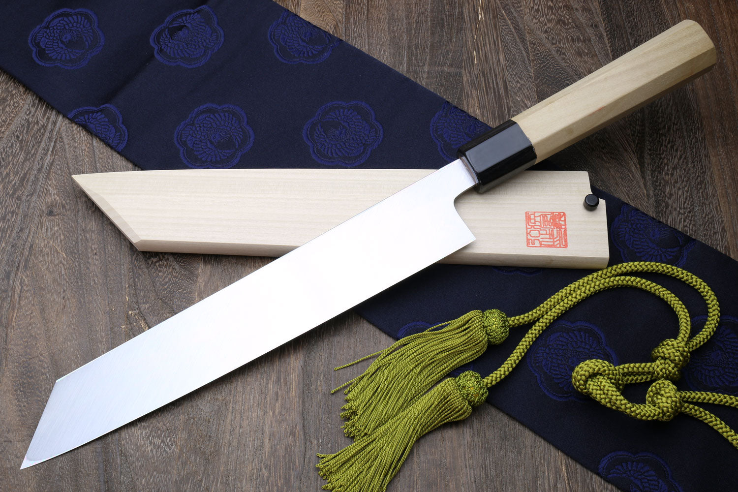 Yoshihiro Hongasumi Blue Steel Kiritsuke Multipurpose Japanese Chef Kn –  Yoshihiro Cutlery