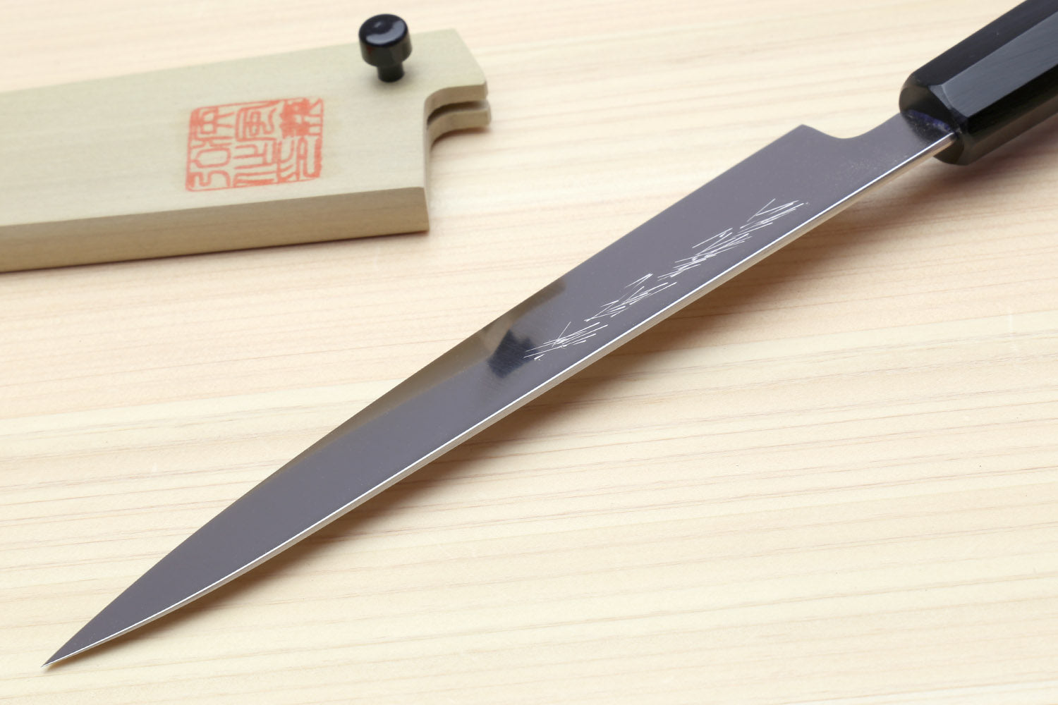 Yoshihiro VG-1 Gold Stainless Steel Petty Japanese Utility Knife Ambro –  Yoshihiro Cutlery