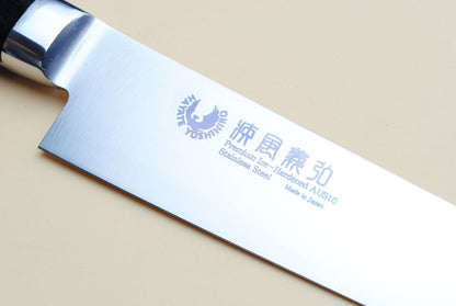 Yoshihiro Inox Stain-resistant Aus-10 Steel Ice Hardened Sujihiki Slicer Chefs Knife