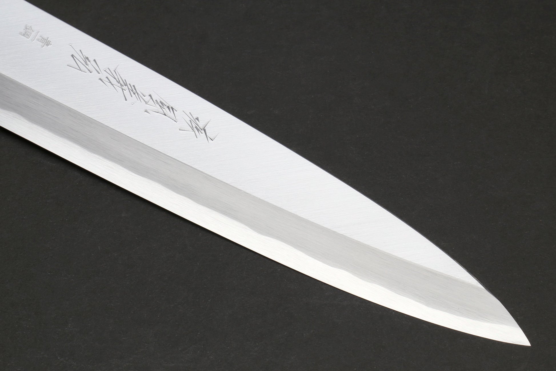 Yoshihiro Aonamiuchi Blue Steel #1 Mioroshi Filet Sushi Sashimi Japanese Chef Knife Ebony Handle