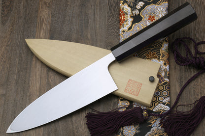 Yoshihiro Honyaki Mirror-Finished Deba Japanese Sushi Fillet Chef knife