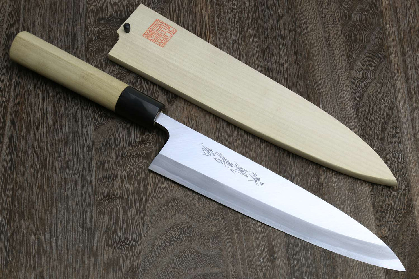 Yoshihiro Kasumi White Steel Mioroshi Filet Sushi Sashimi Japanese Chef Knife