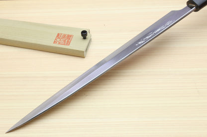 Yoshihiro Kasumi White Steel Yanagi Sushi Sashimi Japanese Knife Rosewood Handle