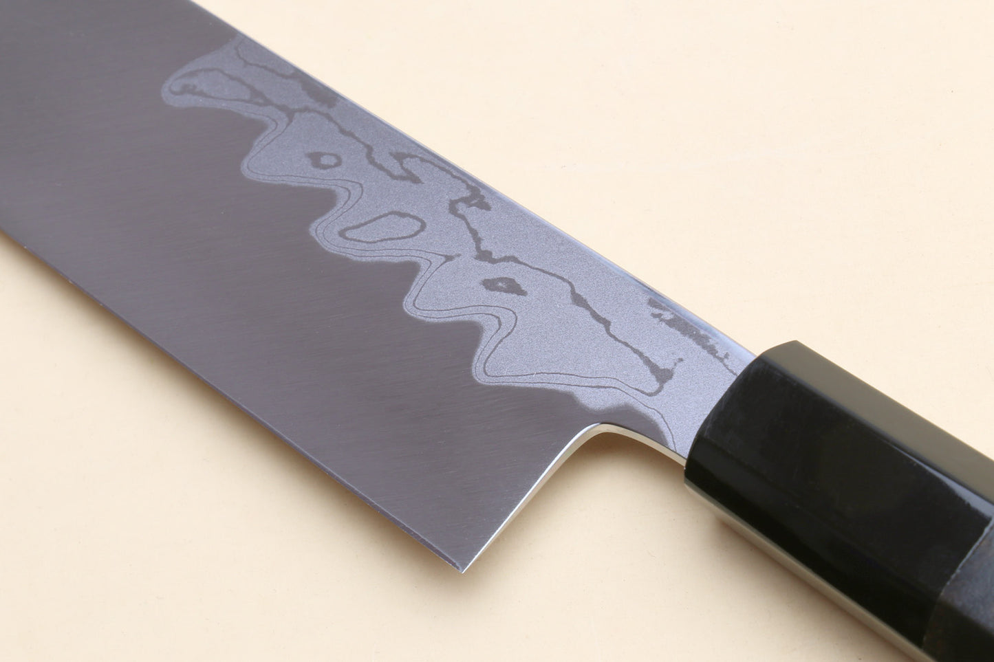 Yoshihiro Suminagashi Blue Steel #1 Kenmuki Japanese Single Edged Vegetable Knife