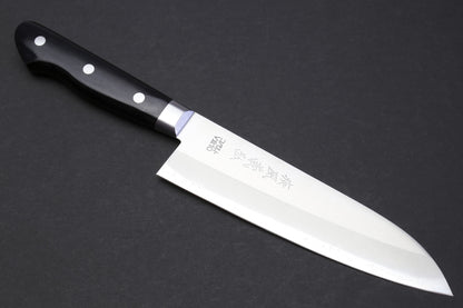 Yoshihiro VG-10 Gold Stainless Steel Santoku Multipurpose Chef Knife 7'' (180mm)